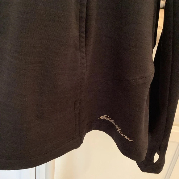 Eddie Bauer Black Pullover Size Medium - Picture 5 of 8